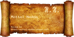 Mottel Nedda névjegykártya